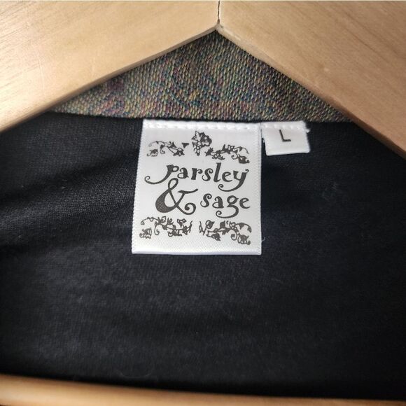 Parsley and Sage multicolor bohemian cardigan side pockets - Picture 3 of 9